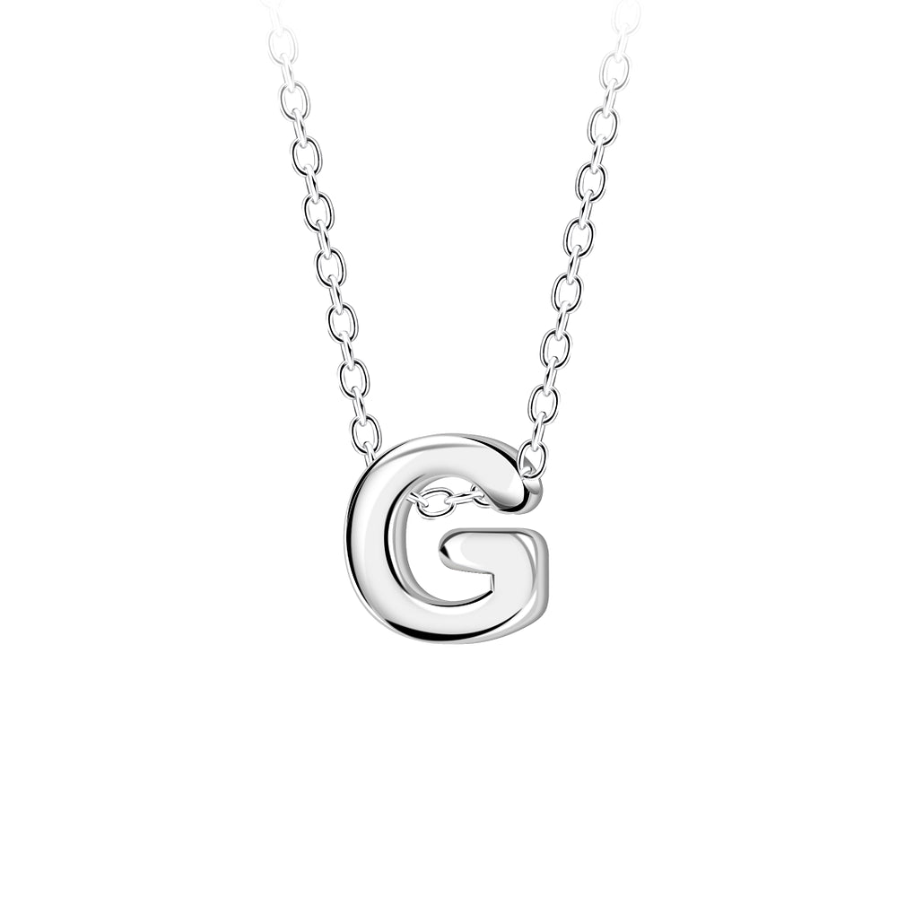 Sterling Silver A–Z Initial Necklaces - Melchior Jewellery 