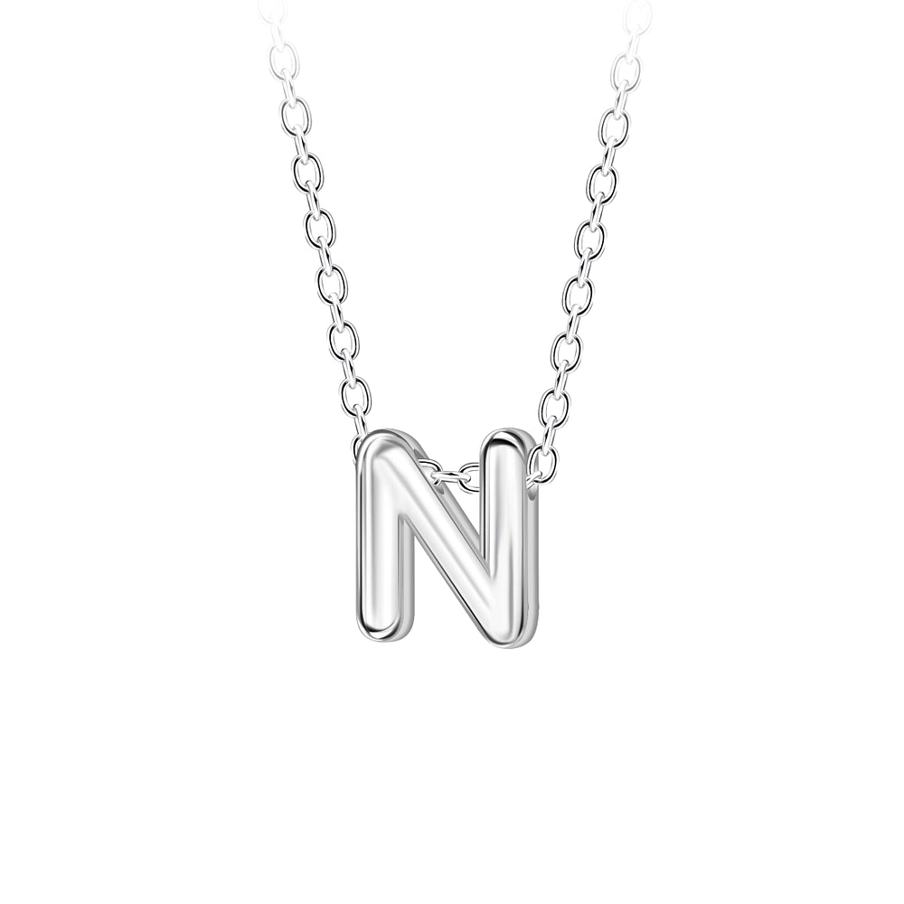 Sterling Silver A–Z Initial Necklaces - Melchior Jewellery 