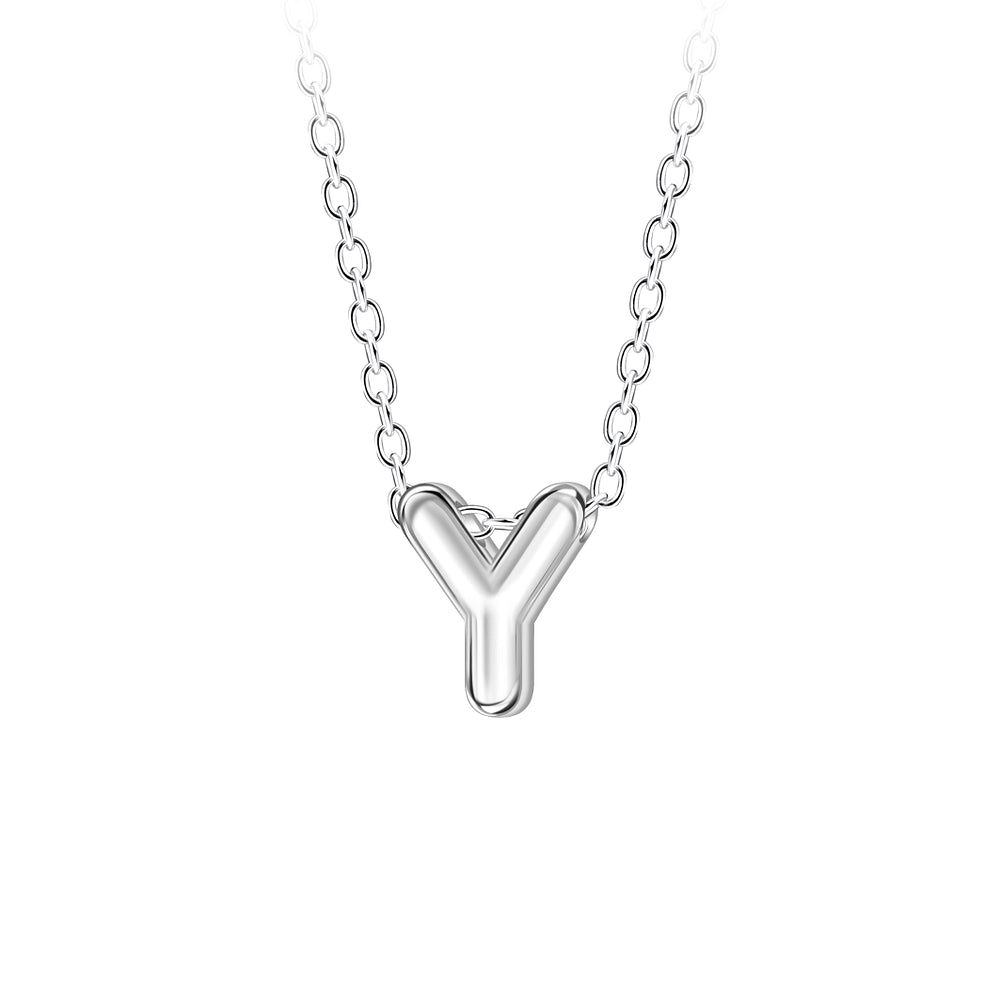 Sterling Silver A–Z Initial Necklaces