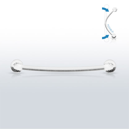 Flexible Maternity Barbell Bar Piercing Retainer- Choose your Size