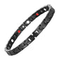 Ladies Black Affinity Titanium Magnetic Bracelet - Melchior Jewellery 