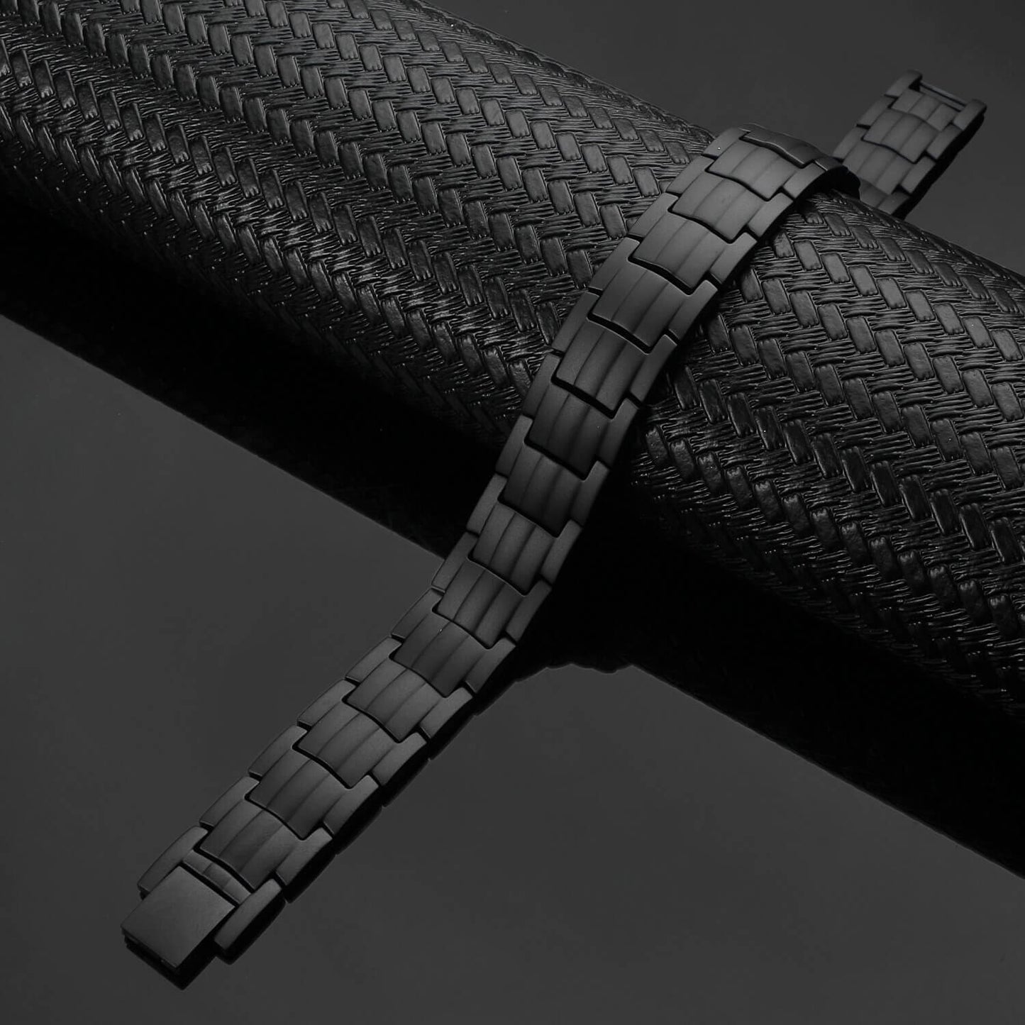 Black Titanium Double 4in1 Magnetic Bracelet