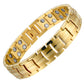 Gold Titanium Powerful Magnetic Therapy Bracelet