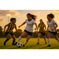 Children’s 925 Sterling Silver Football Stud Earrings - Childrens Earrings