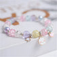 Melchior Jewellery cloud charm bracelet for kids with pastel coloured beads and cute cloud and star charms
