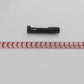 Melchior Jewellery double row magnetic bracelet for men in rose gold with black tool on grey background