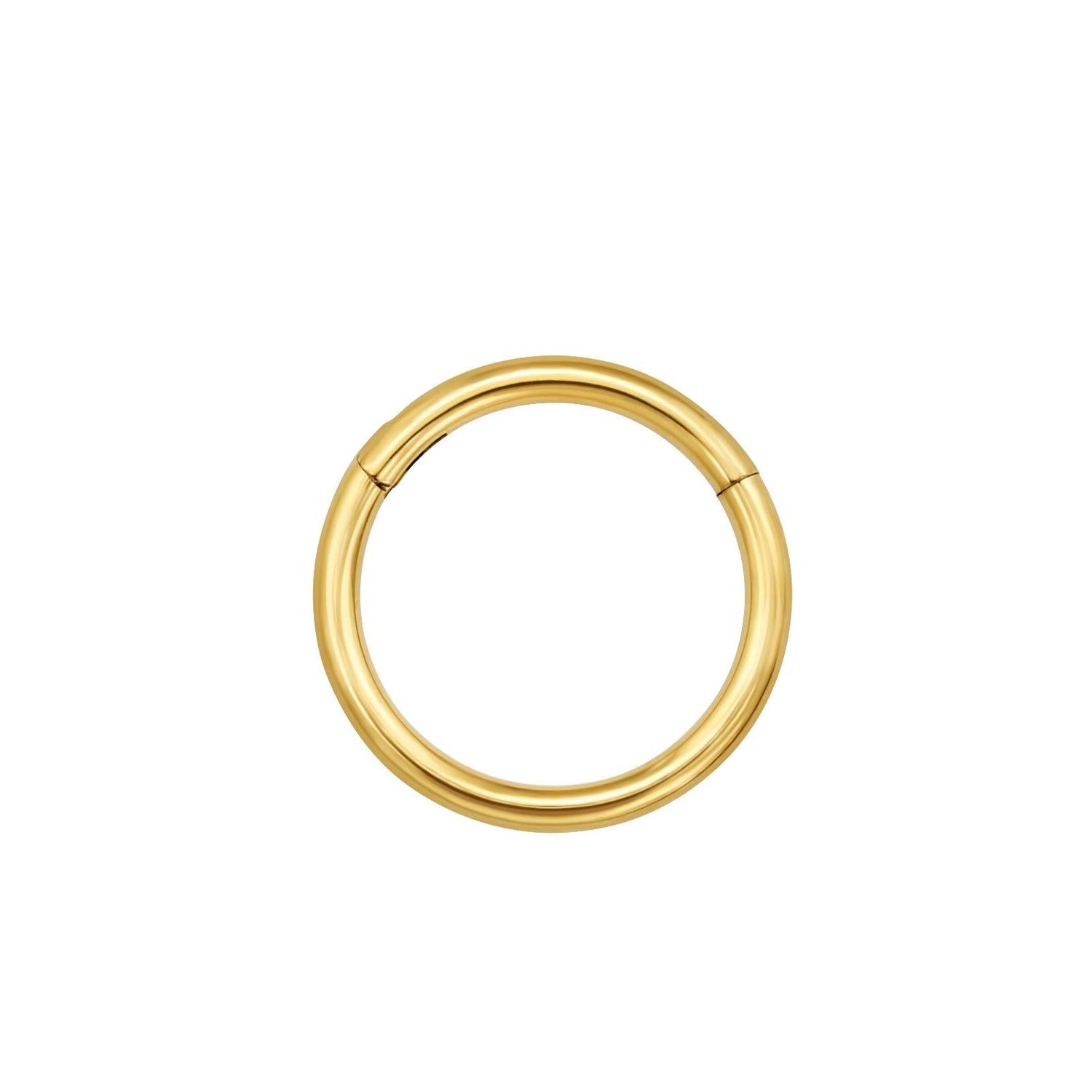 Melchior Jewellery Hypoallergenic Gold Septum Ring Titanium - Melchior Jewellery 