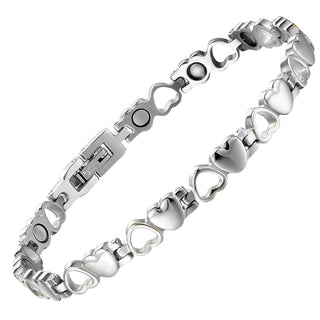 Heart Shaped Elegant Magnetic Therapy Bracelet