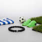 Girl's Boy's Children's Football Bead Bracelet - Melchior Jewellery 