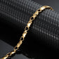 4 in 1 stainless steel bracelet for women by Melchior Jewellery with gold heart links
