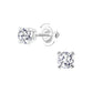 5mm CZ screw back earrings for kids by Melchior Jewellery with sparkling stones and secure fastening