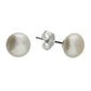 Melchior Jewellery 8mm freshwater pearl earrings with silver stud backing for women