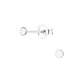 Melchior Jewellery flat round silver stud earrings with minimalist design for women