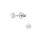 Melchior Jewellery childrens freshwater cultured pearl stud earrings with silver posts