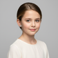 Melchior Jewellery girls football earrings sterling silver worn by young girl in white top