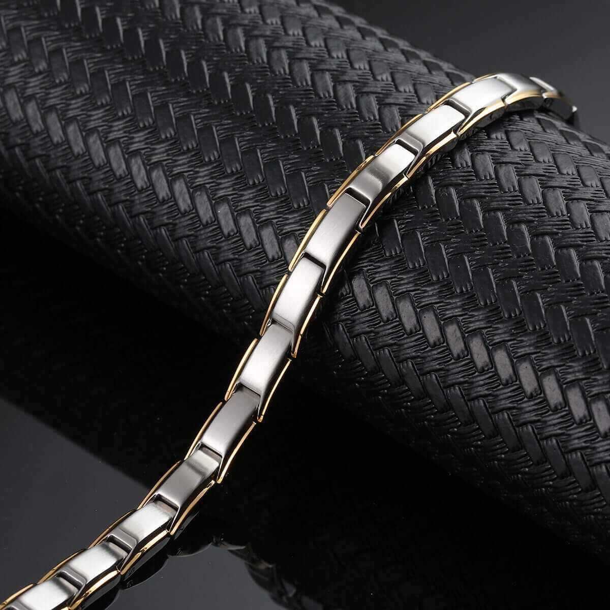 Womans Gold and Silver Magnetic Bracelet - Melchior Jewellery 