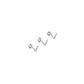 Melchior Jewellery crystal nose stud elegant design trio of silver L shaped nose studs with clear pink and blue stones