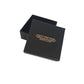 Black Melchior Jewellery box for kids Football heart earrings packaging