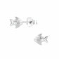Melchior Jewellery kids ocean themed earrings silver fish stud earrings for children