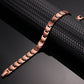 Melchior Jewellery ladies slim copper magnetic bracelet with slim linked design for elegant everyday wear