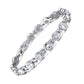 Ladies Magnetic Crystal Bracelet in Stainless Steel - Melchior Jewellery 