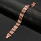 Melchior Jewellery men's copper magnetic bracelet in woven link design with magnetic clasp for everyday wear