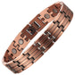 Melchior Jewellery men's copper magnetic bracelet with dual link design and built in therapy magnets
