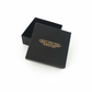 Black Melchior Jewellery box for sterling silver heart necklace for women with gold logo