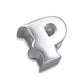 Melchior Jewellery sterling silver letter bead charm P initial bead for personalised charm bracelet