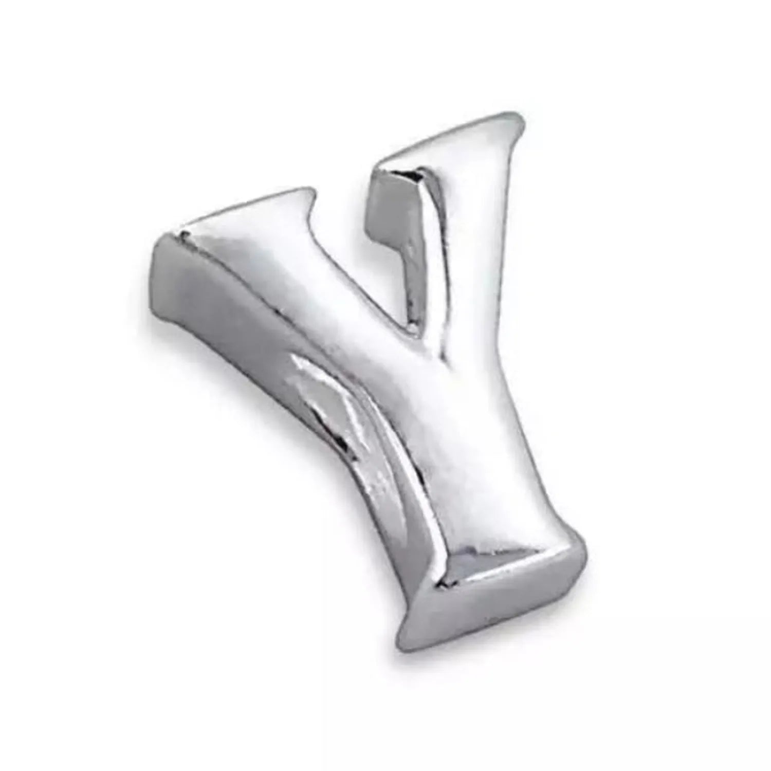 Melchior Jewellery sterling silver letter bead charm Y alphabet bead for personalised charm bracelets