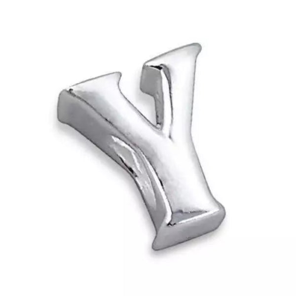 Melchior Jewellery sterling silver letter bead charm Y alphabet bead for personalised charm bracelets
