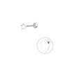 Melchior Jewellery sterling silver star cartilage stud body jewellery with star-shaped design