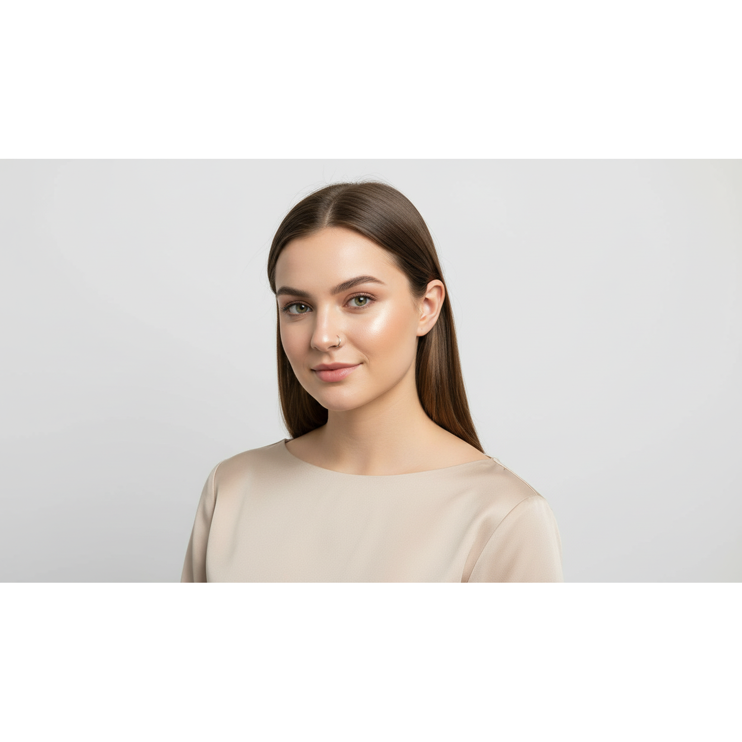 Sterling Silver 8mm Plain Nose Ring - Melchior Jewellery 