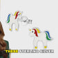 Sterling Silver Unicorn Earrings For Girls-Enamel