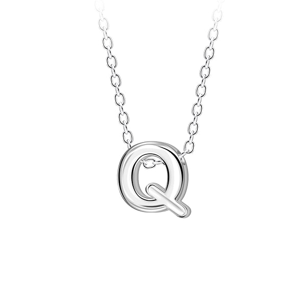 Sterling Silver A–Z Initial Necklaces - Melchior Jewellery 