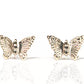 9ct Gold Small Butterfly Stud Earrings