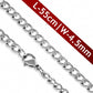 Stainless Steel 4.5mm Flat Curb Chain