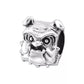 Sterling Silver Bulldog Charm Bead