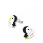 Children's Sterling Silver Penguin Stud Earrings