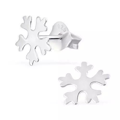 Sterling Silver Snowflake Earrings