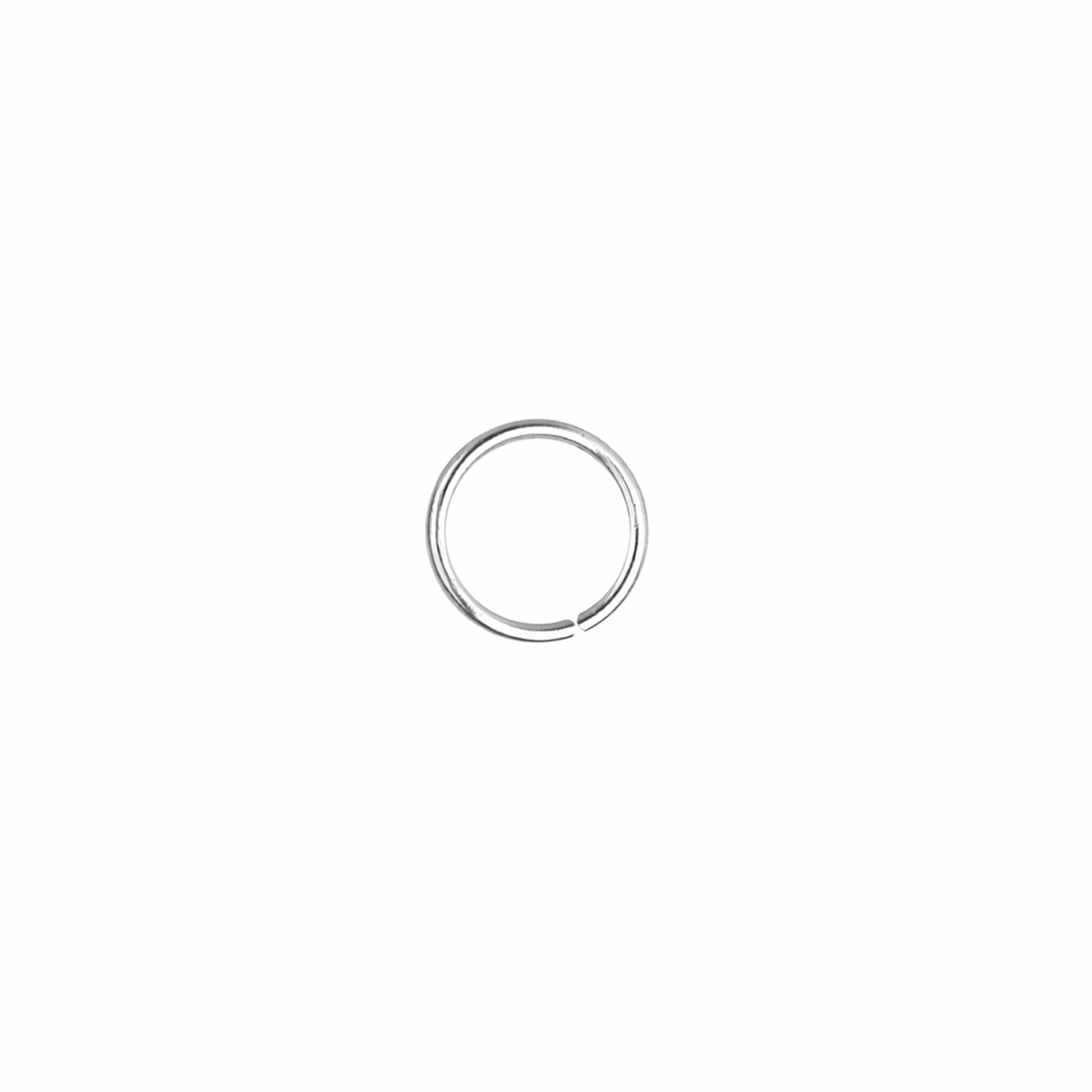 Sterling Silver 8mm Plain Nose Ring - Melchior Jewellery 