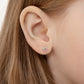 Sterling Silver Kids Tiny Mouse Screw Back Earrings - Melchior Jewellery 