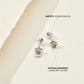 Sterling Silver Kids November Birthstone Screw Back Earrings