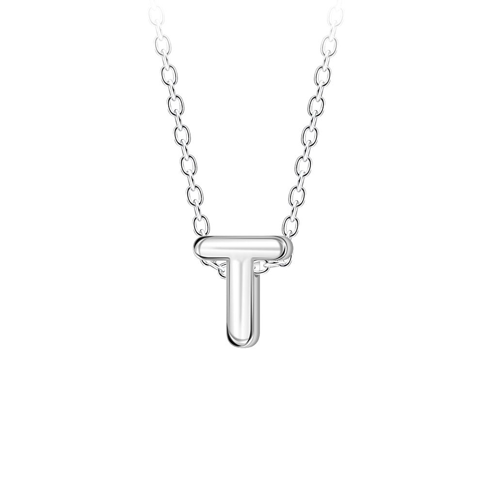 Sterling Silver A–Z Initial Necklaces - Melchior Jewellery 