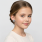 Sterling Silver Children's Football Soccer Heart Earrings - Melchior Jewellery 