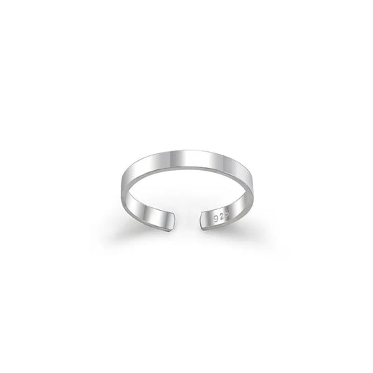 Sterling Silver Plain Toe Ring