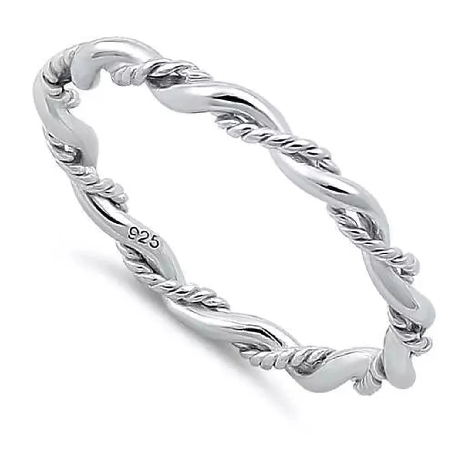 Sterling Silver Twist Ring - Melchior Jewellery 