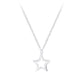 Children's Sterling Silver Open Star Necklace - Melchior Jewellery 
