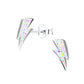 Children's Sterling Silver Lightning Bolt Stud Earrings - Melchior Jewellery 