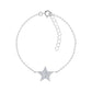 Sterling silver CZ Star Bracelet